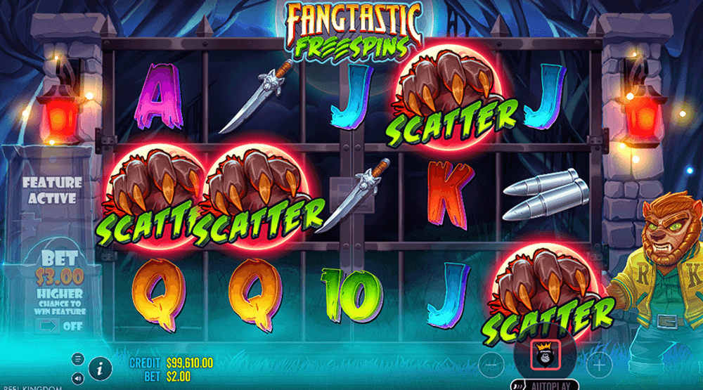 Fangtastic Freespins Bonuses